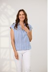 DYLAN SHIRT - blue white